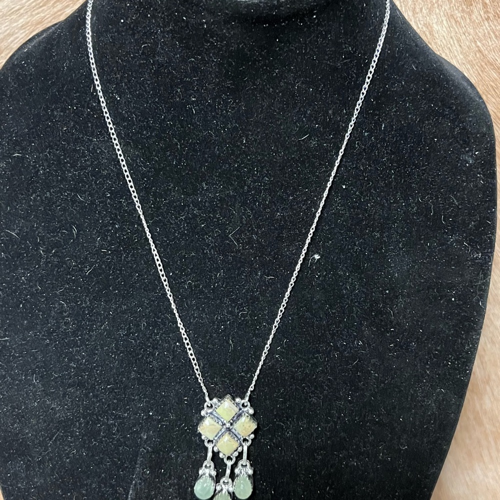 925 silver decent Australian opal prehnite